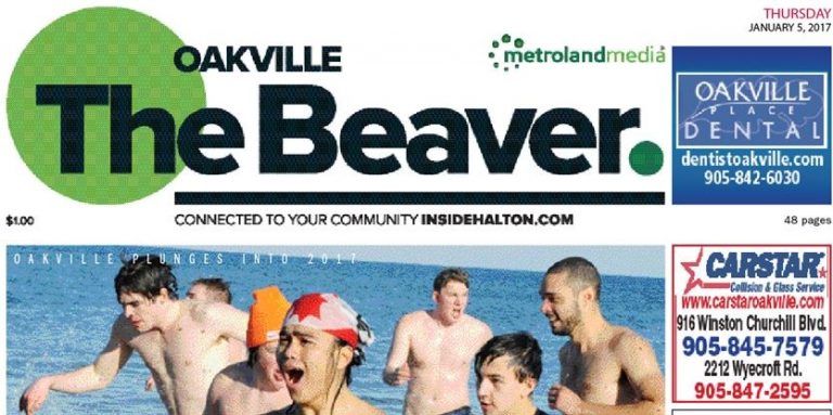 Oakville Beaver launches bold new Metroland look in 2017 | InsideHalton.com