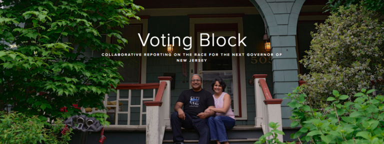 Block by block, New Jersey news organizations are hosting potlucks and telling voters' stories