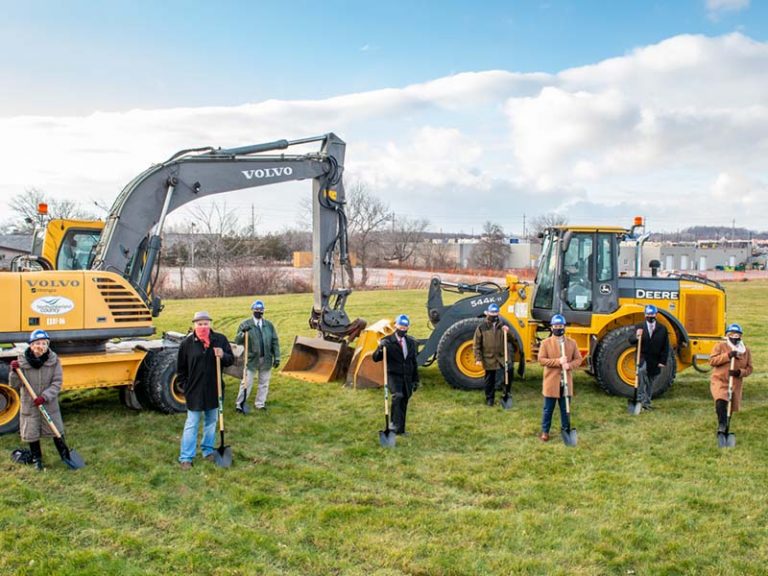 Golden Plough Lodge groundbreaking