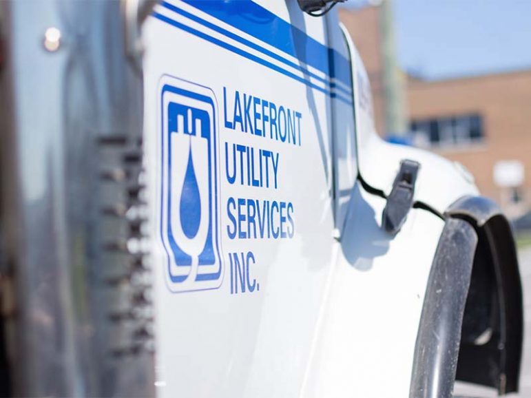 Lakefront Utilities truck