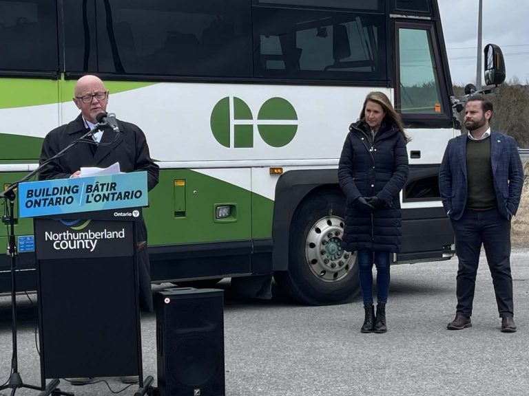 GO Transit announcement