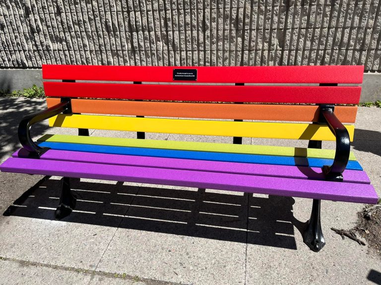 Campbellford BIA Pride Bench