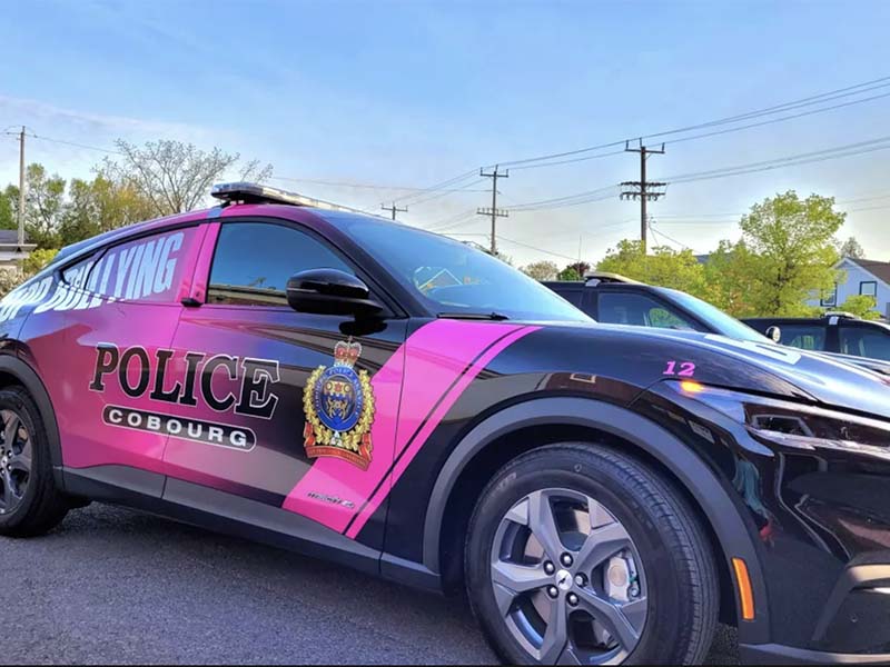 New electric police car