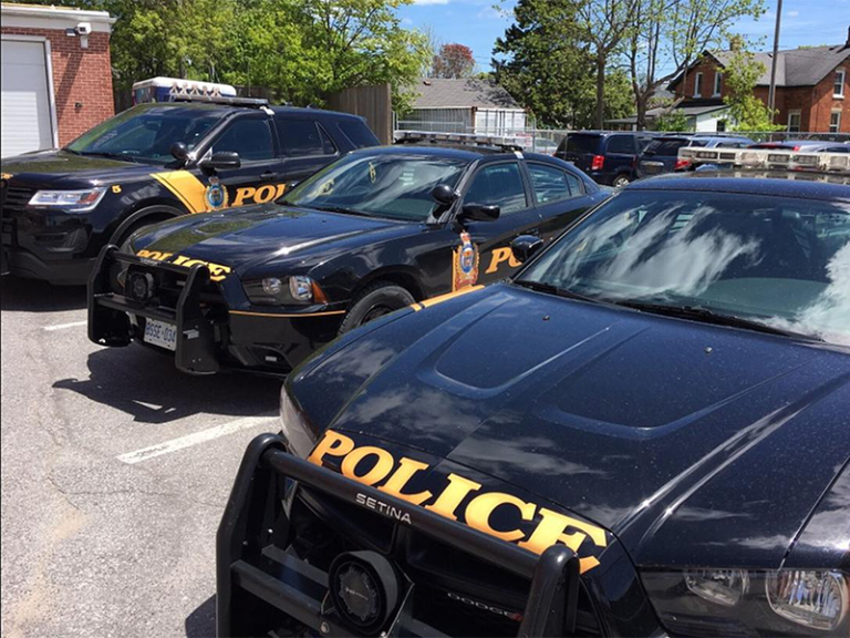 Cobourg Police cars