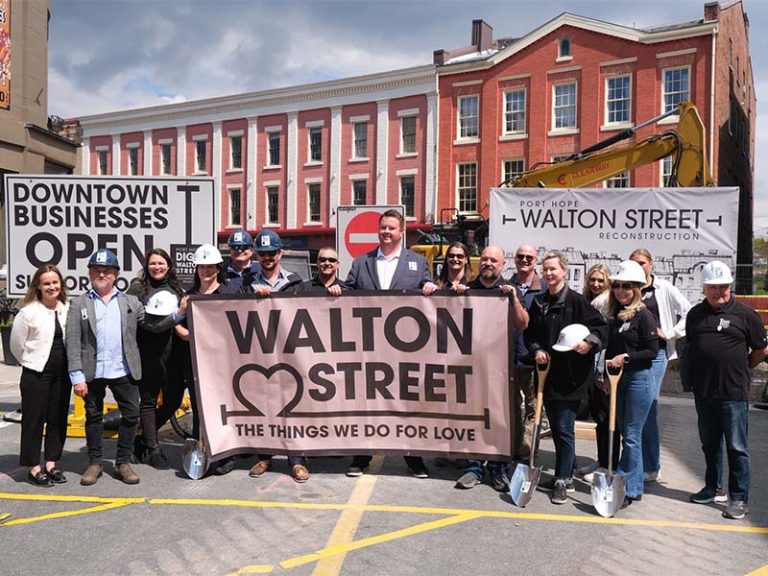 Ground breaking Walton Street construction