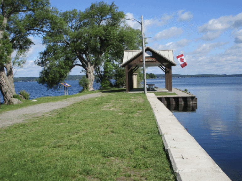 Harwood dock, Hamilton Township