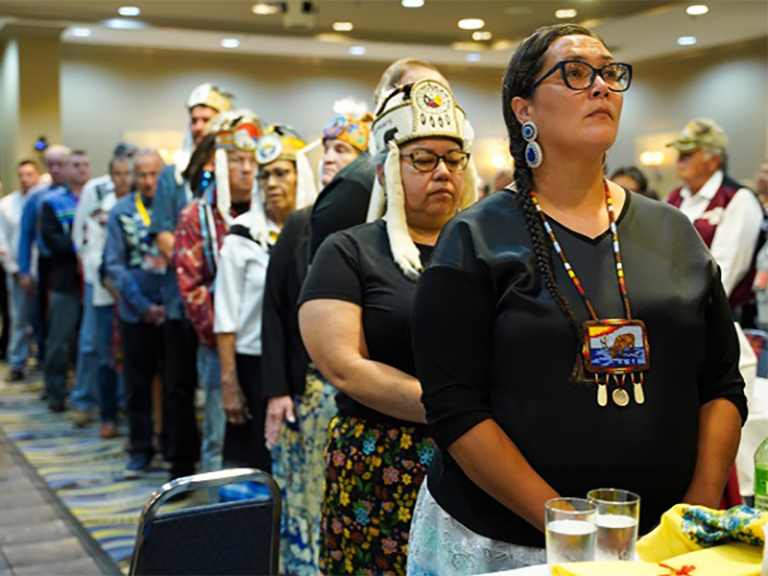 Anishinabek Nation Chiefs-in-Assembly elected Linda Debassige as the Grand Council Chief