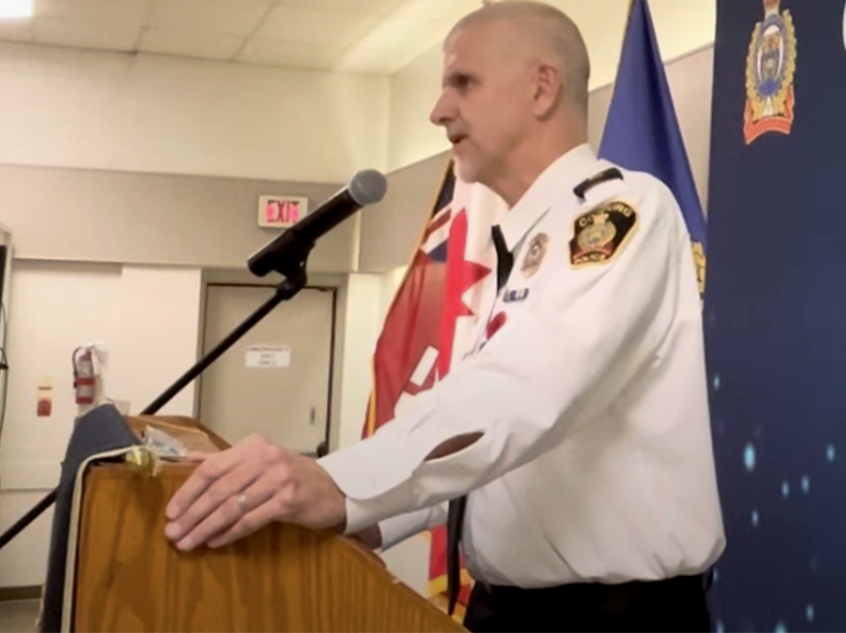 Cobourg Police Chief Paul VandeGraaf