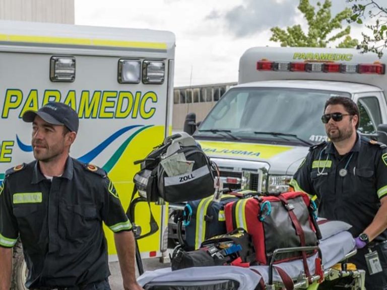 Northumberland County ambulance paramedics