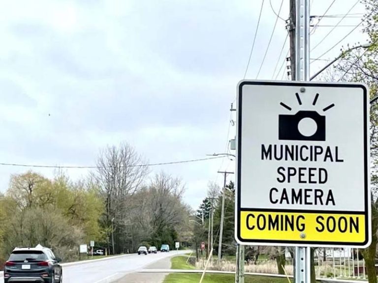 Municipal Speed Camera sign