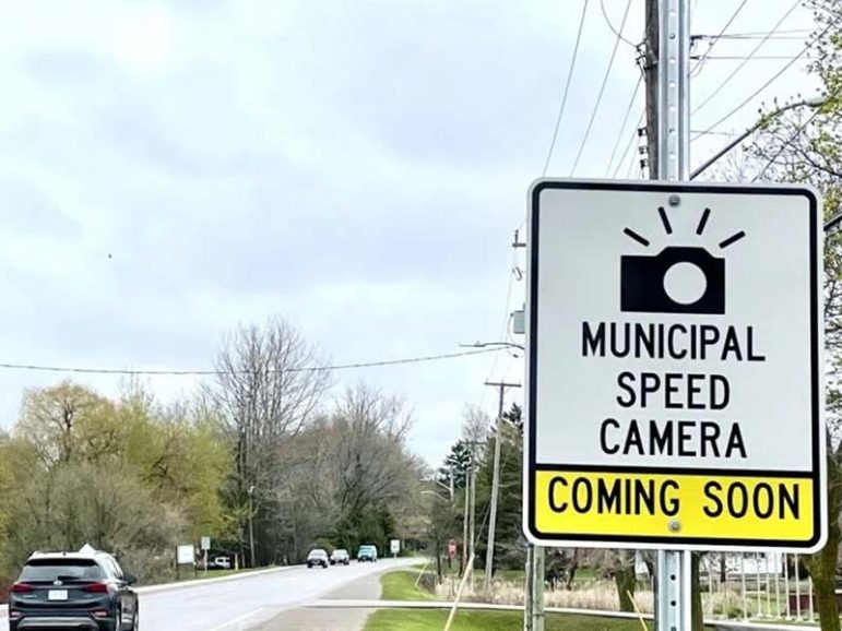 Municipal Speed Camera sign