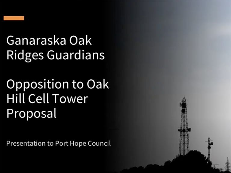 Ganaraska Oak Ridges Guardians presentation