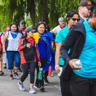 ticpants walking in Parkinson Canada's Superwalk. Photo courtesy of Parkinson Canada Facebook.