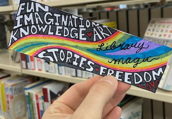 In August, the Cobourg Public Library held a contest where people could create a bookmark as part of the 30th anniversary of the C. Gord King Library building opening. Photo courtesy of Facebook.
