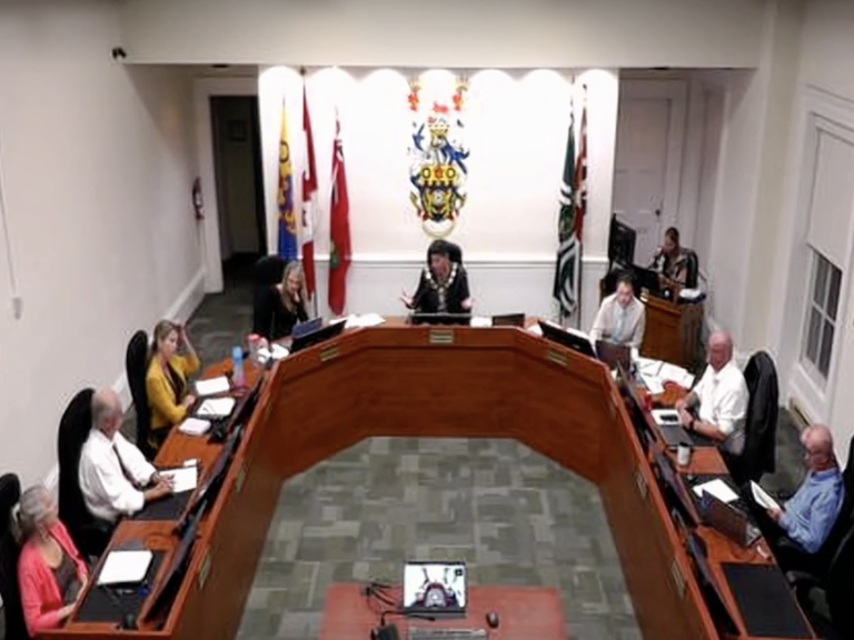 Cobourg council chambers Sept 25, 2025