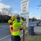 Community Safety Zone. Photo courtesy of the Municipality of Mississauga.