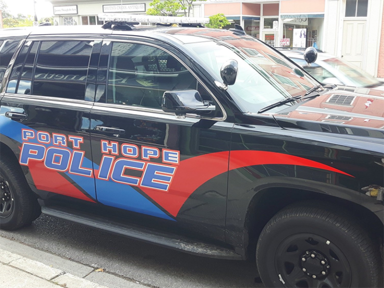 A Port Hope Police cruiser. Photo courtesy of CFWN.
