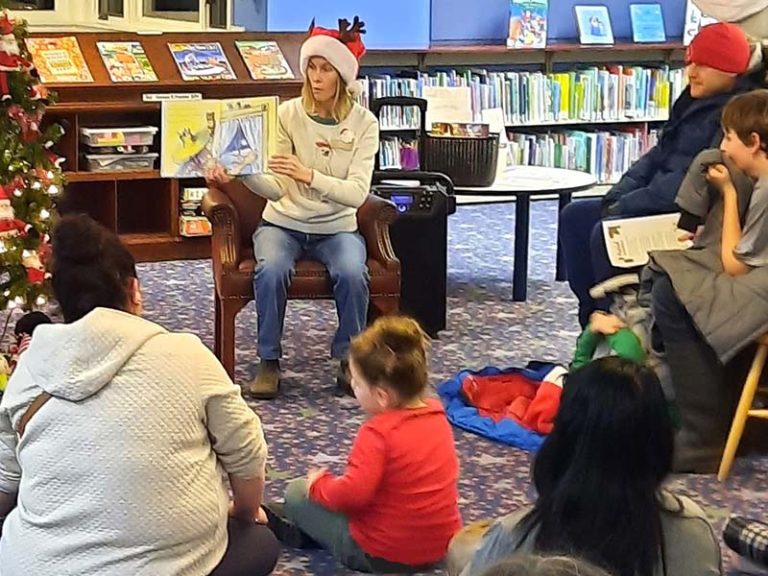 Christmas time at the Port Hope Public Library brings many festive activities. Photo courtesy of Port Hope Public Library Facebook.