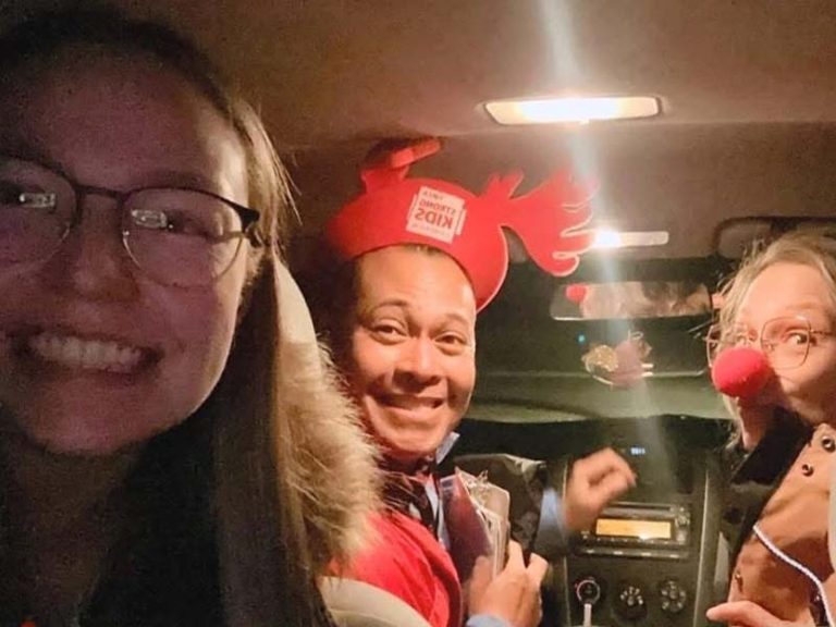 Operation Red Nose volunteers. Courtesy of the YMCA Northumberland Facebook.