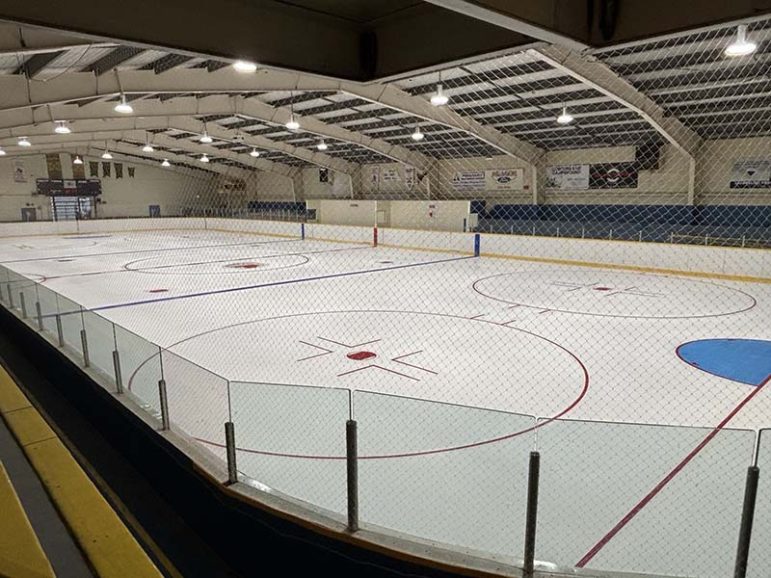 Memorial Arena Grafton ice pad