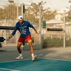 Playing pickleball. By Jon Matthews. Free Use Domain. Unsplash