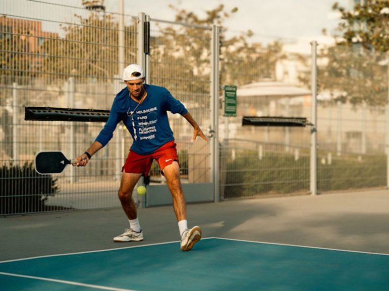 Playing pickleball. By Jon Matthews. Free Use Domain. Unsplash