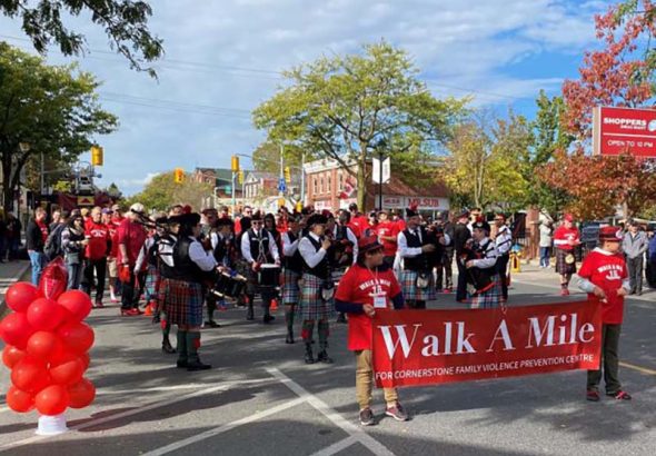 Cornerstone Family Violence Prevention Centre Walk A Mile event