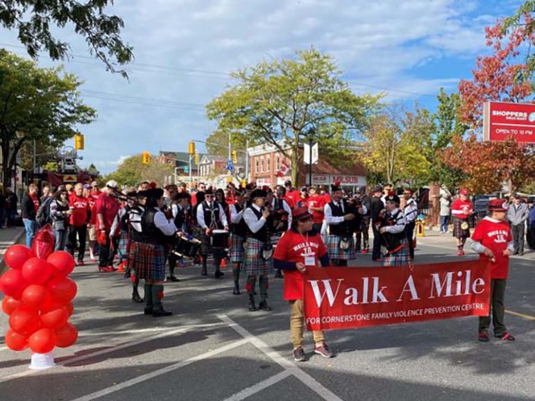 Cornerstone Family Violence Prevention Centre Walk A Mile event