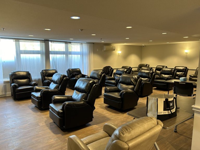 The former warming room at Cobourg's emergency shelter, which closed in July. By Dan Jones, CFWN, LJI