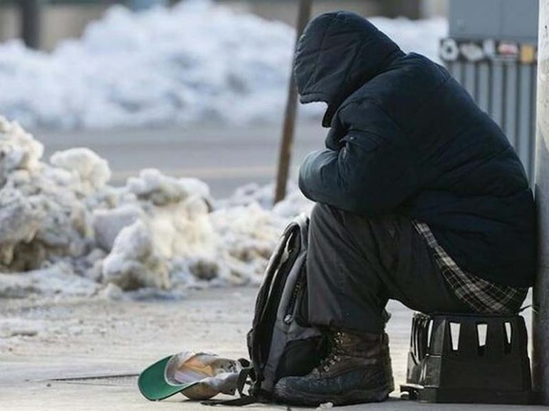Winter homeless