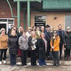 Northumberland-Peterborough South MPP David Piccini (fourth from right) with members of the Trent Hills Family Health Team (THFHT) in Campbellford on February 4, 2024, when he announced the Ontario government is investing an additional $221,933 to THFHT to service unattached patients in the area. (Photo: THFHT)