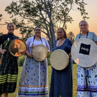 The traditional women's hand-drumming group, Naandewegaan, Healing with Drums, will perform at the International Women's Day even on Saturday, March 7, 2026 in Peterborough. The group is Janet McCue, Zainab Amadahy, Mshkiki Gitigaan Kwe, and Serene Brennan.