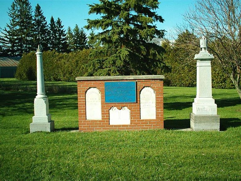 VANSICKLIN cemetery Brighton Ontario