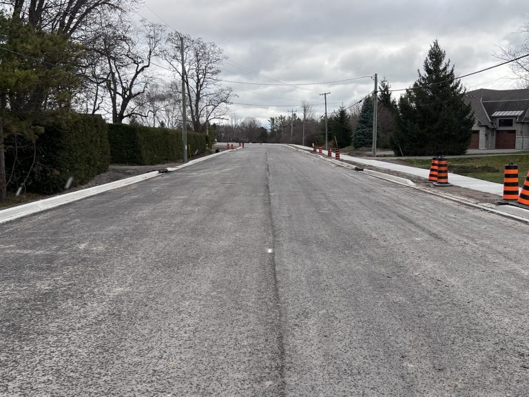 Northumberland County road construction