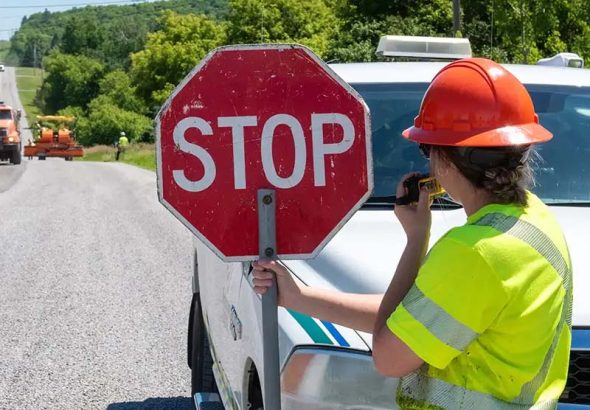Working construction is a common summer job for students.