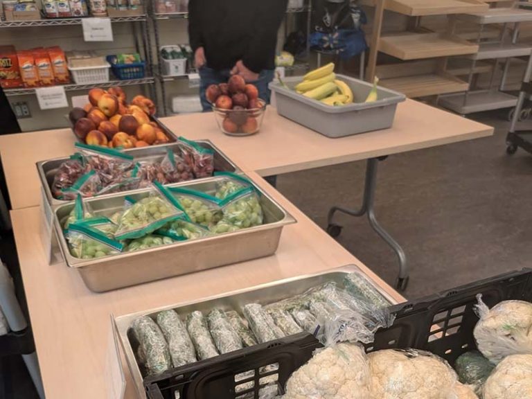 Fresh, local produce on display at a moblie food market. Courtesy of the Community Health Centres of Northumberland Facebook.