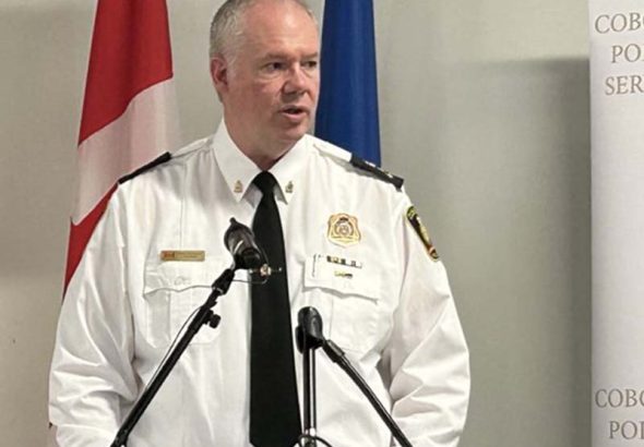 Cobourg Police Chief Chris Leather